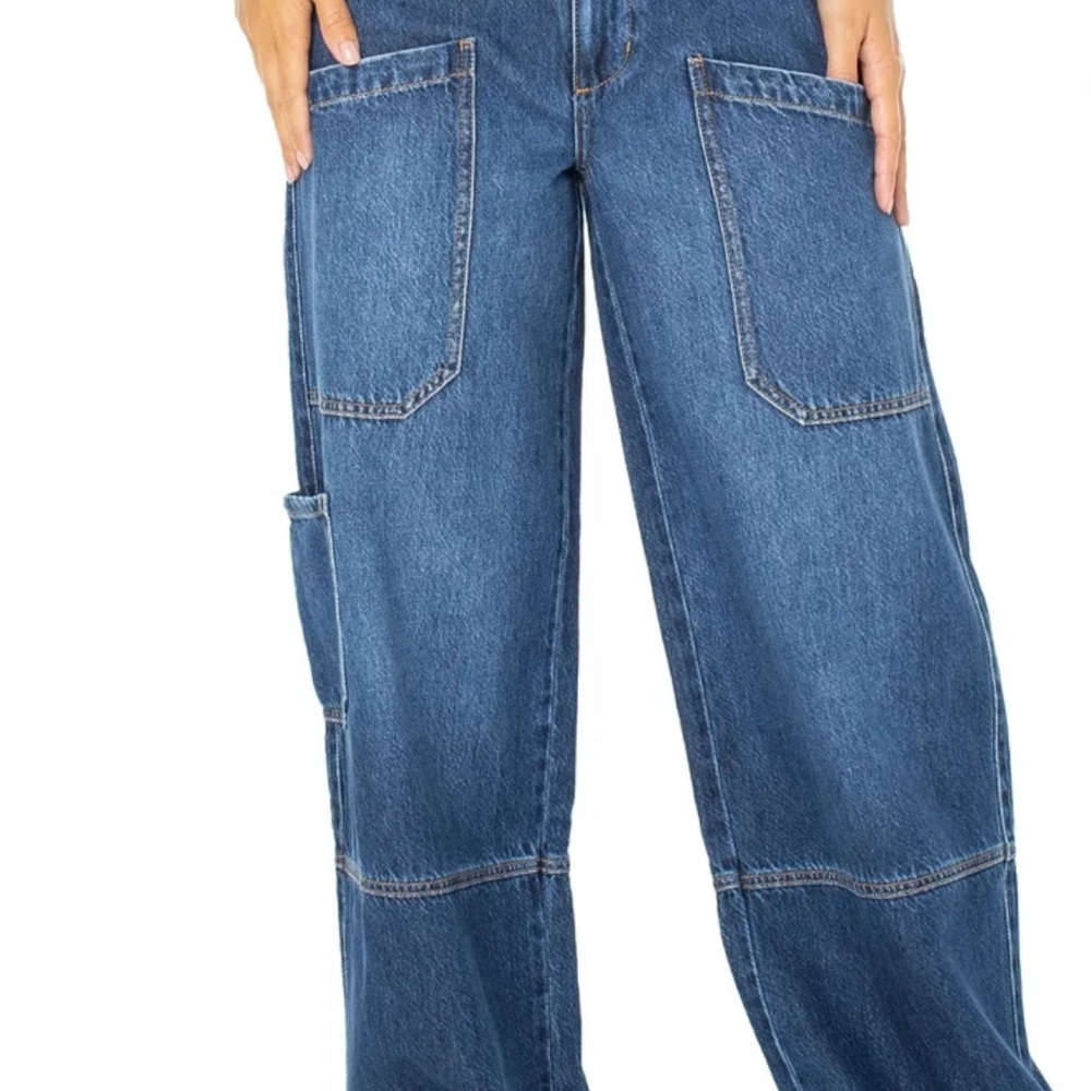 Celebrity Pink Denim Wide-Leg Jeans